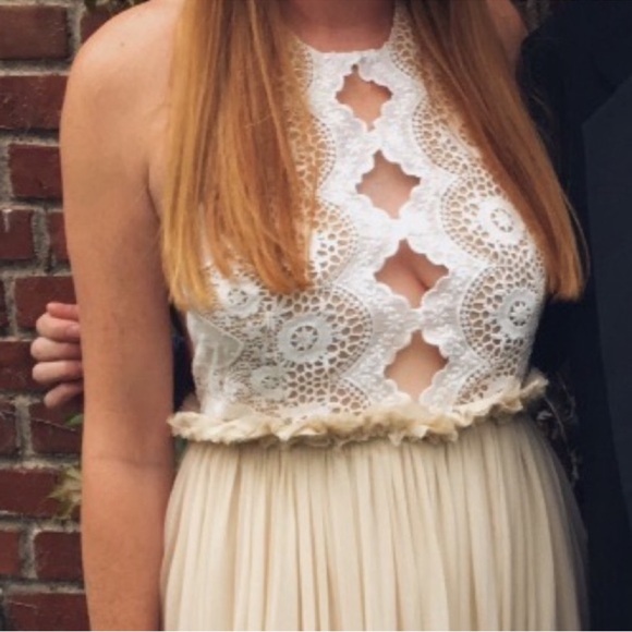 Free People Kristin's Limited Crochet Cutout Maxi Dress - Picture 5 of 16